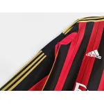 Serie A 2013/14 AC Milan Retro Long Sleeve Soccer Jersey