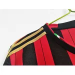 Serie A 2013/14 AC Milan Retro Long Sleeve Soccer Jersey