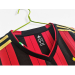 Serie A 2013/14 AC Milan Retro Long Sleeve Soccer Jersey