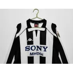 Serie A 1997/98 Juventus Home long sleeve Soccer Jersey