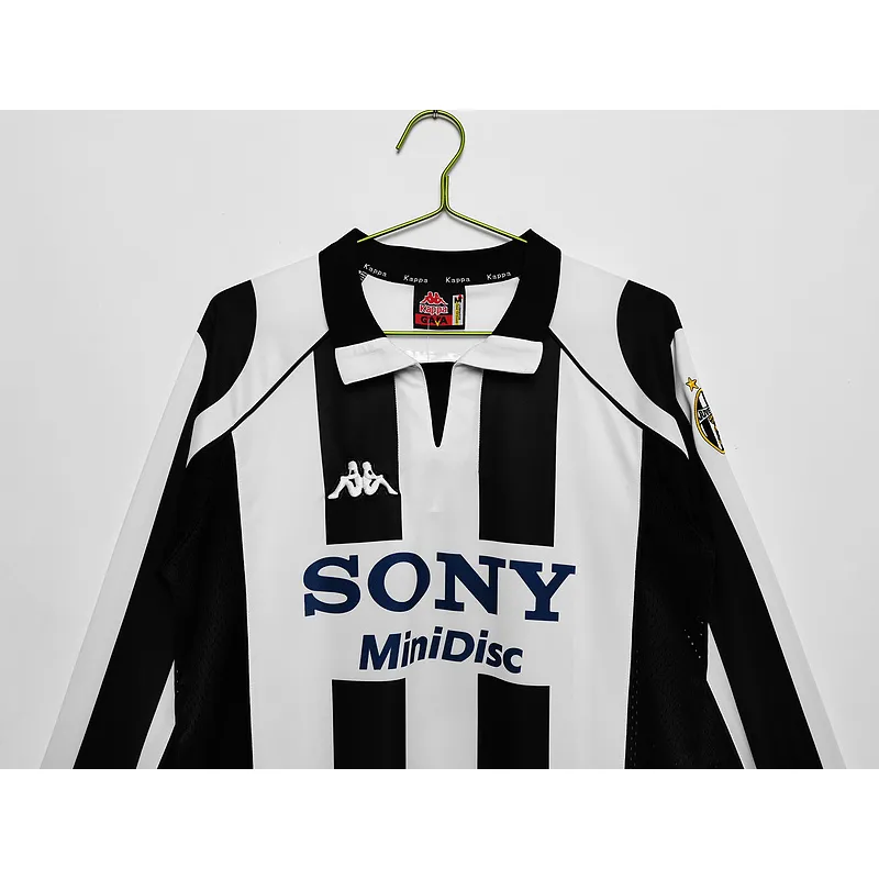 Serie A 1997/98 Juventus Home long sleeve Soccer Jersey