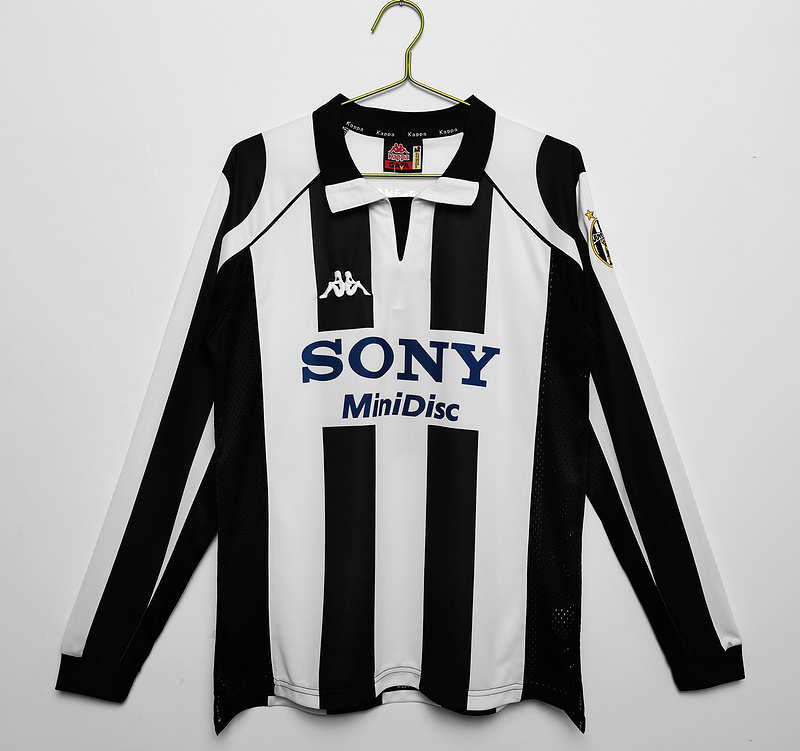 Serie A 1997/98 Juventus Home long sleeve Soccer Jersey