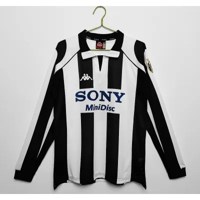 Serie A 1997/98  Juventus Home long sleeve Soccer Jersey 01