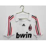 Serie A 2007/08 AC Milan Away Soccer Jersey