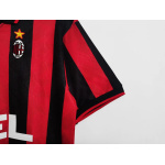 Serie A 1995/96 AC Milan Home Soccer Jersey