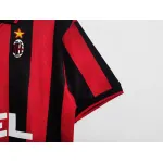 Serie A 1995/96 AC Milan Home Soccer Jersey