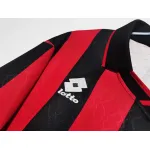 Serie A 1995/96 AC Milan Home Soccer Jersey