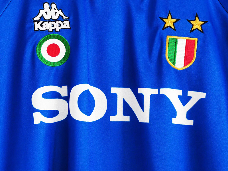 Serie A 1995/96 Juventus Away Soccer Jersey
