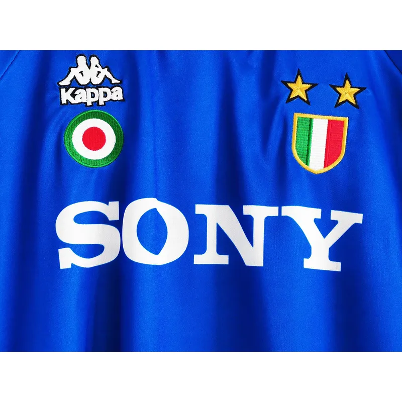 Serie A 1995/96 Juventus Away Soccer Jersey