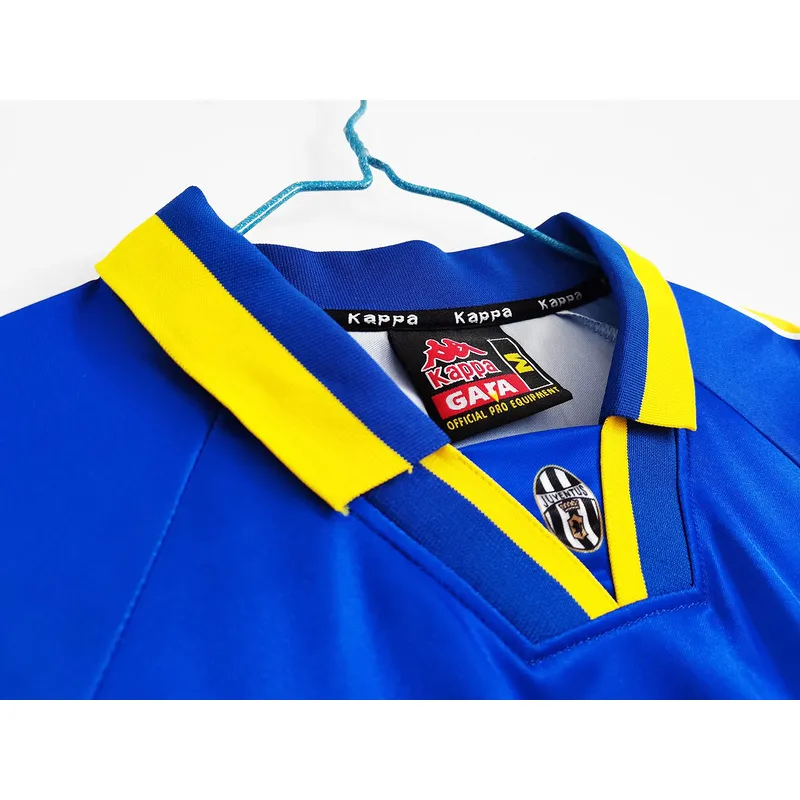 Serie A 1995/96 Juventus Away Soccer Jersey