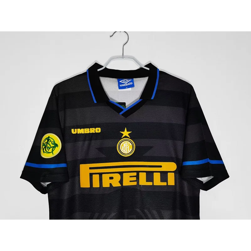 Serie A 1997/98 Inter Retro Second Away Soccer Jersey