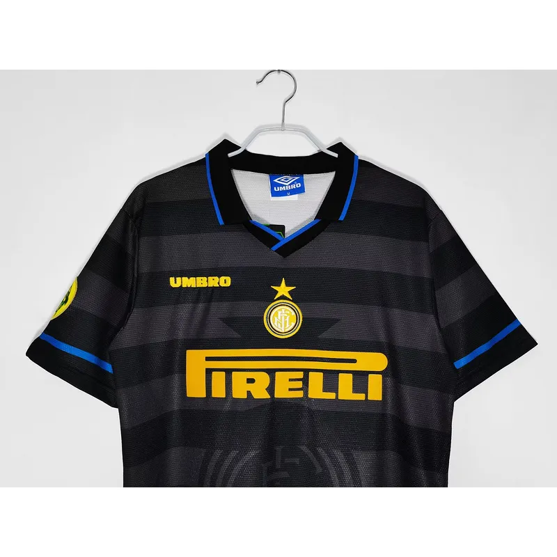 Serie A 1997/98 Inter Retro Second Away Soccer Jersey
