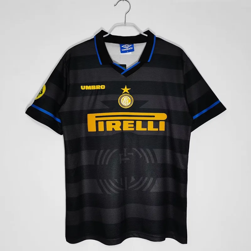 Serie A 1997/98 Inter Retro Second Away Soccer Jersey