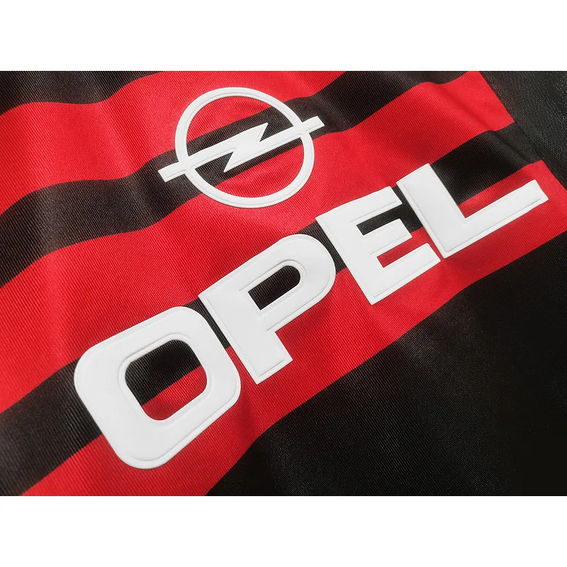 Serie A 1998/99 AC Milan Retro Second Away Soccer Jersey