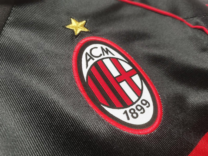Serie A 1998/99 AC Milan Retro Second Away Soccer Jersey