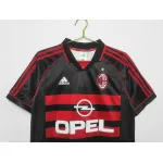 Serie A 1998/99 AC Milan Retro Second Away Soccer Jersey