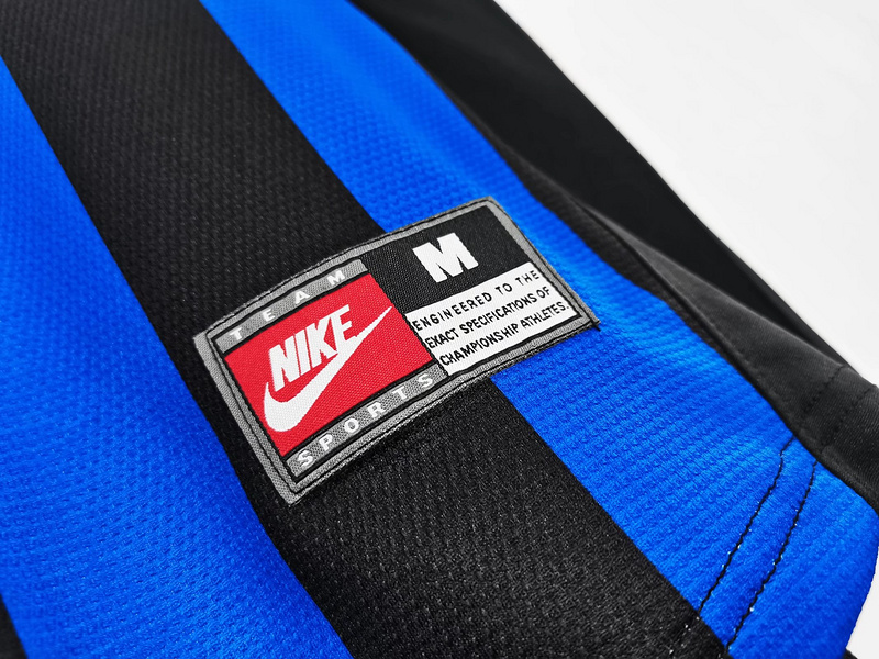 Serie A 1998/99 Inter Retro Home Soccer Jersey