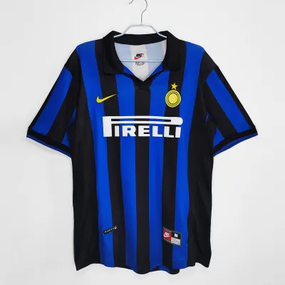 Serie A 1998/99 Inter Retro Home Soccer Jersey 01