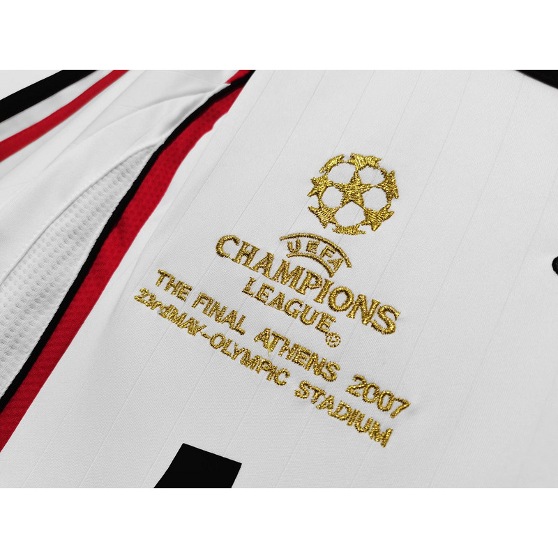 Serie A 2006/07 AC Milan Away Soccer Jersey