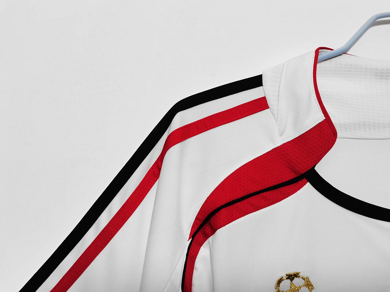 Serie A 2006/07 AC Milan Away Soccer Jersey