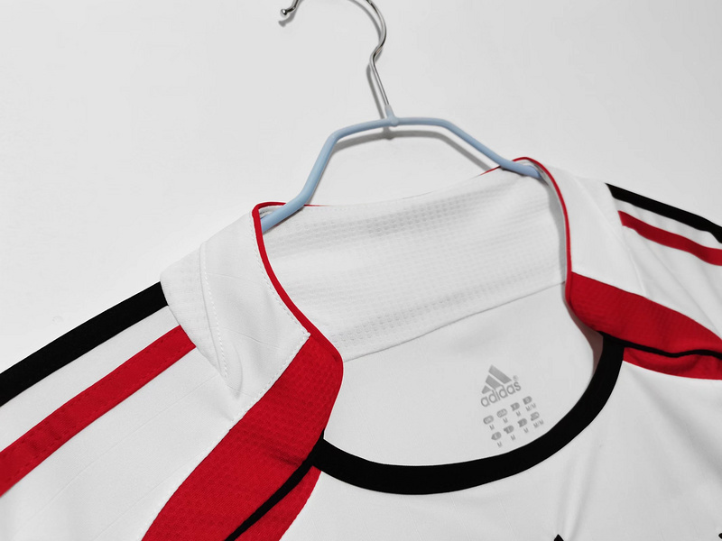 Serie A 2006/07 AC Milan Away Soccer Jersey