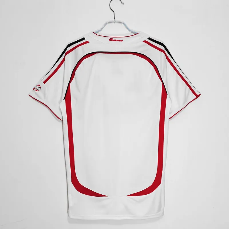 Serie A 2006/07 AC Milan Away Soccer Jersey