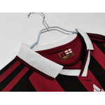 Serie A 2009/10 AC Milan Home Soccer Jersey