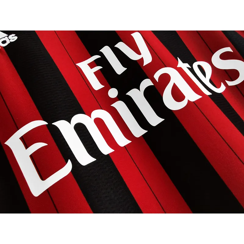 Serie A 2013/14 AC Milan Retro Soccer Jersey