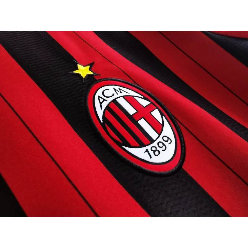Serie A 2013/14 AC Milan Retro Soccer Jersey