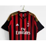 Serie A 2013/14 AC Milan Retro Soccer Jersey