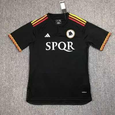 Serie A 23/24 AS Roma Second Away Soccer Jersey 01