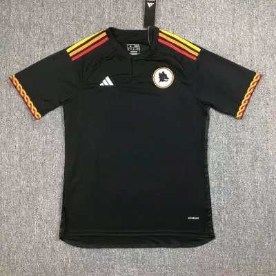 Serie A 23/24 AS Roma Second Away Soccer Jersey 02