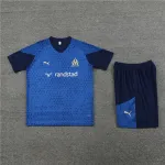 Ligue 1 23/24 Olympique de Marseille Soccer Training Suit Dark Blue