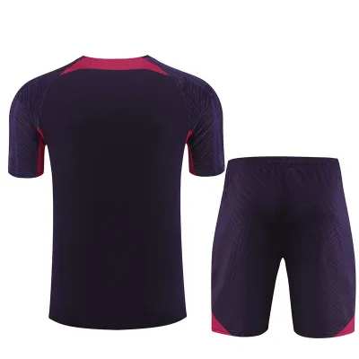 Ligue 1 23/24 Paris FC Soccer Training Suit Purple 02