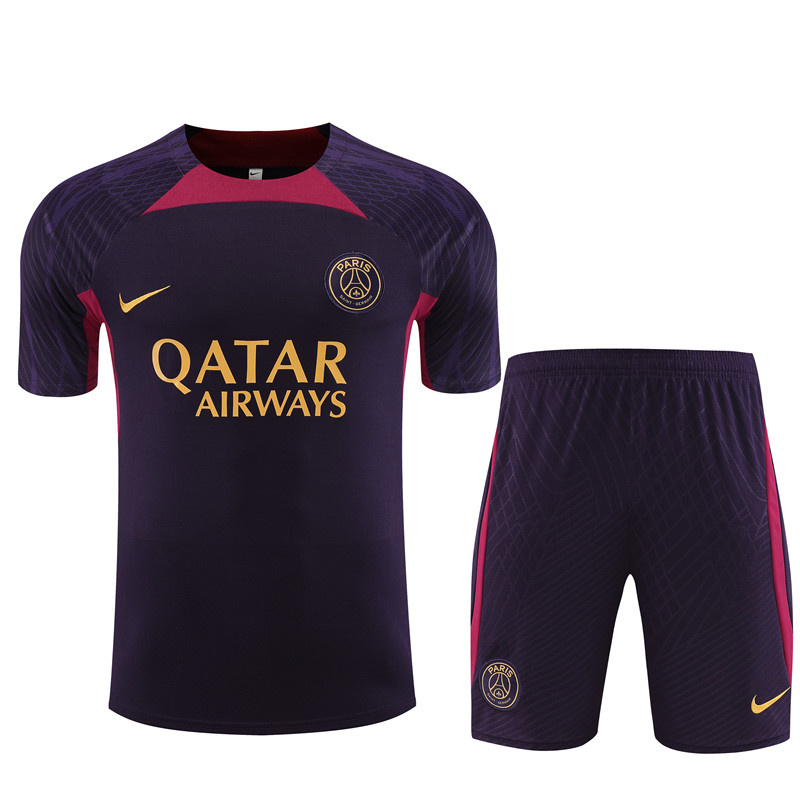 Ligue 1 23/24 Paris FC Soccer Training Suit Purple