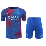 Ligue 1 23/24 Paris FC Soccer Training Suit Blue and Red
