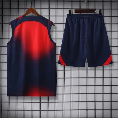 Ligue 1 23/24 Paris FC Soccer Vest Training Suit Rainbow 02