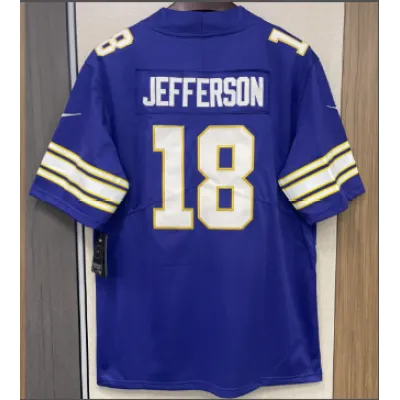 Men's Minnesota Vikings Justin Jefferson Jersey 02