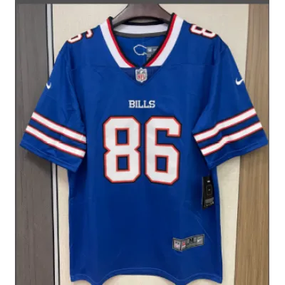 Men's Buffalo Bills Dalton Kincaid Royal 2023 NFL Draft First Round Pick Jersey 02