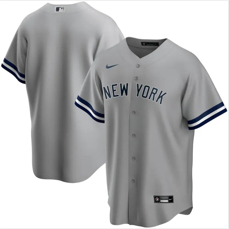 Men's New York Yankees Gray Replica Jersey