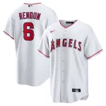 Men's Los Angeles Angels Anthony Rendon White Home Replica Player Name Jersey
