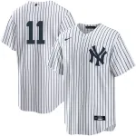 Men's New York Yankees Anthony Volpe White Home Replica #11 Jersey