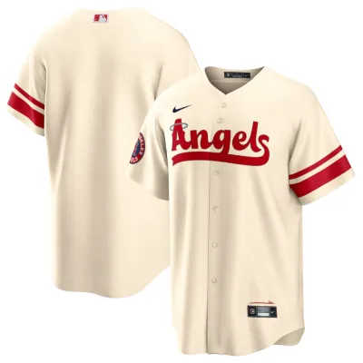 Men's Los Angeles Angels Cream City Connect Replica Team Jersey 01