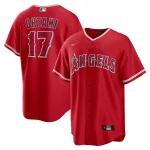 Men's Los Angeles Angels Shohei Ohtani Red Alternate Replica Player Name Jersey