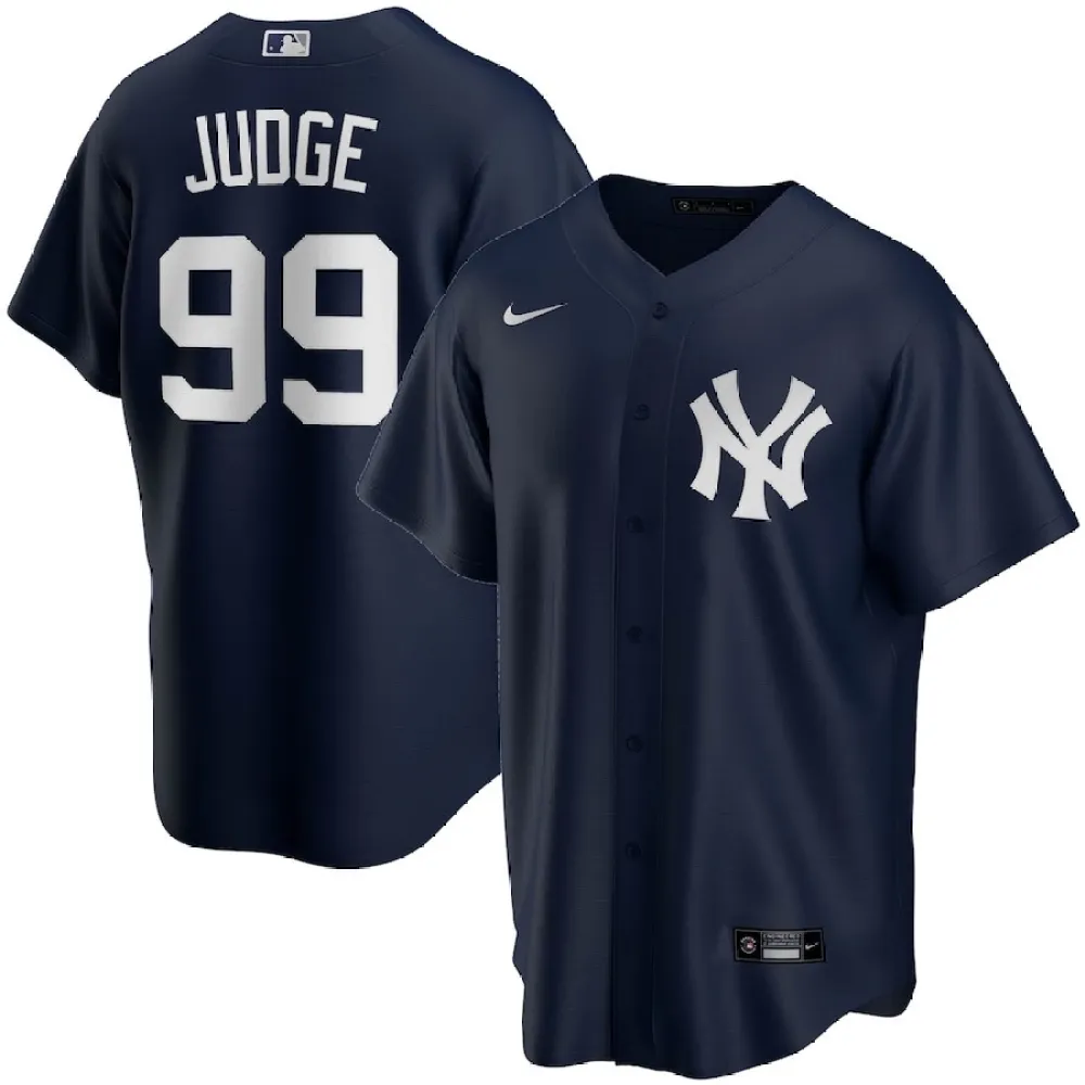 Men's New York Yankees Aaron Judge Navy Alternate Replica Player Name Jersey