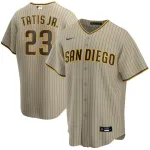 Men's San Diego Padres Fernando Tatis Jr. Tan Alternate Replica Player Name Jersey