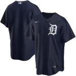Men's Detroit Tigers Black Road Replica Jersey