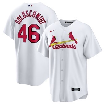 Men's St. Louis Cardinals Paul Goldschmidt White Home Replica Player Name Jersey