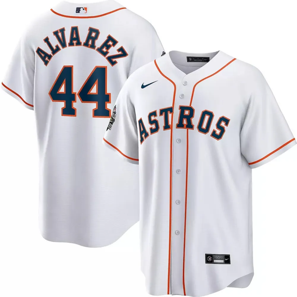 Men's Houston Astros Yordan álvarez White Home Replica Player Jersey