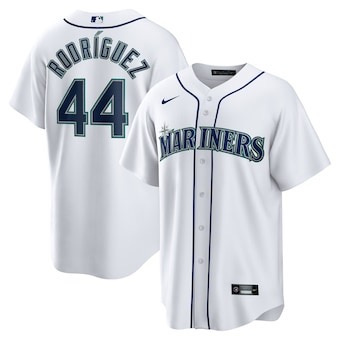 Men's Seattle Mariners Julio Rodríguez White Home Limited Player Name Jersey